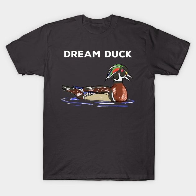 The Wood Duck, the duck of your dreams. T-Shirt by Castle Thunder Graphics